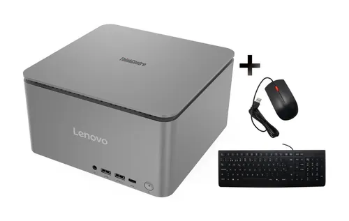 Lenovo ThinkCentre neo Ultra Desktop PC i9-14900 - PC Desktops & All-in-Ones mit Intel Core i9, 32GB RAM und NVIDIA GeForce RTX 4060 für erstklassige Leistung und Gaming-Erlebnisse. Inkl. Lenovo USB-Maus und Tastatur.