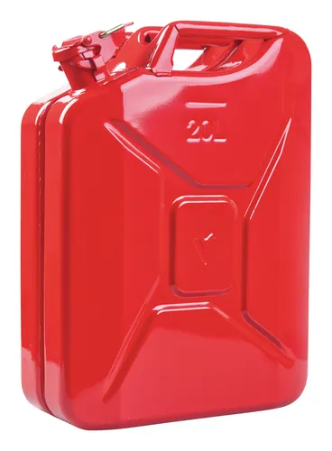 Valpro 82.00.00 Kraftstoffkanister 20l aus Stahlblech - Robuster 20l Kraftstoffkanister aus Stahlblech mit Hebelverschluss, ideal für alle Kraftstoffarten und UN-zugelassen, perfekt für sicheres Tanken und Lagern.
