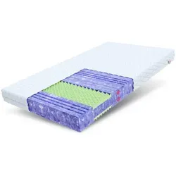 FDM Kaltschaummatratze 90x200 cm - Hochwertige Kaltschaummatratze mit innovativer AirTech-Technologie für optimalen Schlafkomfort. 7-Komfortzonen und hypoallergener Bezug sorgen für beste Belüftung und lange Lebensdauer.