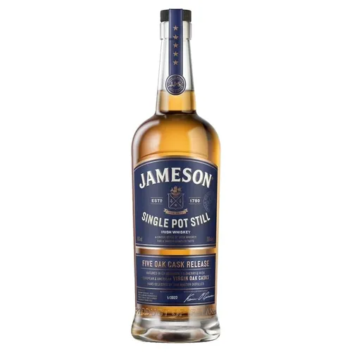 Jameson Single Pot Still Irish Whiskey 46% - Whisky mit 46% vol., einzigartiger Geschmack durch traditionelle Herstellung, ideal für Genießer und Whisky-Liebhaber.