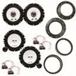 ALPINE SXE-1750S & SXE-1725S Lautsprecher Einbauset für VW Jetta und Tiguan - Hochwertiges Lautsprecher-Einbauset für VW Jetta (2005-2010) und Tiguan (2007-2014) mit klaren Höhen und starkem Bass. Enthält Komponenten für vorne und Koaxial-Systeme für hinten.
