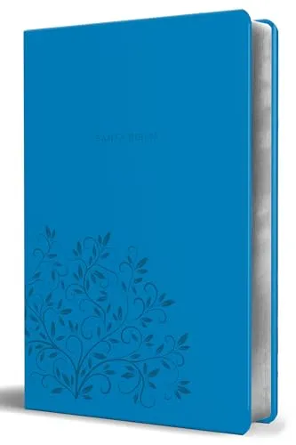 Biblia Reina Valera 1960 letra grande. Símil piel azul, tamaño manual / Spanish Holy Bible RVR 1960. Handy Size, Large Print, Blue Leathersoft: Santa ... Handy Size, Imitation Leather, Aquamarine