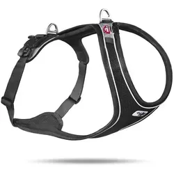 Curli Magnetic Belka Comfort Geschirr Schwarz L - Weiteres Autozubehör – Höchster Komfort und Sicherheit für deinen Hund mit magnetischen Schnallen und 3D Comfort Fit für optimale Anpassung.
