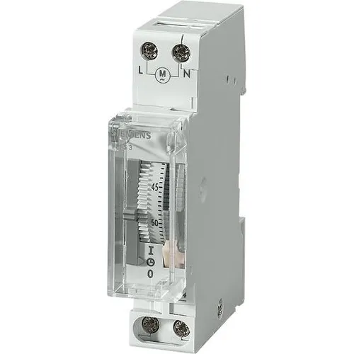Siemens Quarz-Schaltuhr Tag 7LF5301-1 - Leistungsschalter mit präziser Quarzsteuerung, ideal für zuverlässige Zeitsteuerung bei 230V AC, bietet eine Ganggenauigkeit von nur 2,5 Sekunden pro Tag.
