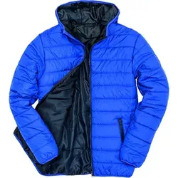 Result Core R233M | Herren Padded Jacket - Wasserabweisend & winddicht - Größe XL - Royal/Navy - Hochwertige Herrenjacke aus 100% Polyester, wasserabweisend und winddicht. Ideal für die kalte Jahreszeit mit integrierter Kapuze und reflektierenden Details für mehr Sicherheit. Perfekt für individuelle Veredelung.