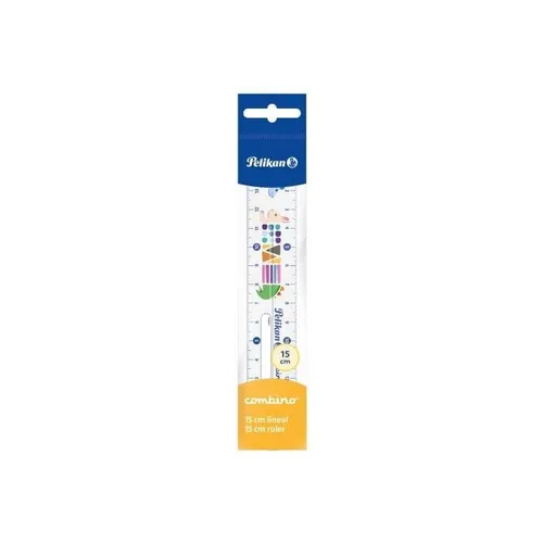Pelikan Combino 15cm bruchfester Kunststoff Lineal Grundschule Tiermotive