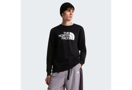 Langarmshirt THE NORTH FACE "M EVOLUTION HALF DOME REGULAR LONG SLEEVE TEE" für Herren, Gr. S, tnf schwarz - Sportliches Langarmshirt von The North Face, ideal für Freizeit und Sport. Aus 100% Baumwolle gefertigt, bietet es hohen Tragekomfort und lässigen Stil.