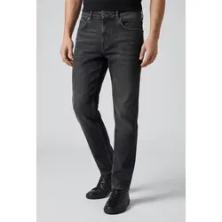 Pepe Jeans Tapered-fit-Jeans STANLEY Ziernähte an den Gesäßtaschen schwarz 32