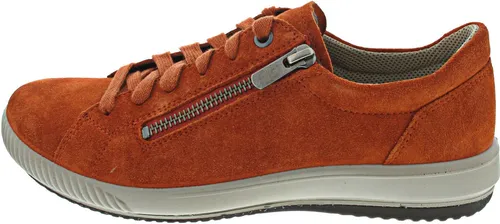 Legero Damen Tanaro Sneaker - Habanero Rot 5400, 41 EU - Damen-Sneaker mit herausnehmbarer Leder-Einlegesohle, strapazierfähigem Textilfutter und Reißverschluss für einen schnellen Einstieg – ideal für Komfort und Stil.