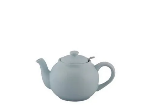 Plint Teekanne - 1,5 Liter - Eisblau - Teepresse aus Steinzeug mit elegantem Edelstahl-Sieb, ideal für stilvolles Teegenuss und perfekte Brühqualität in sanftem Pastellblau.