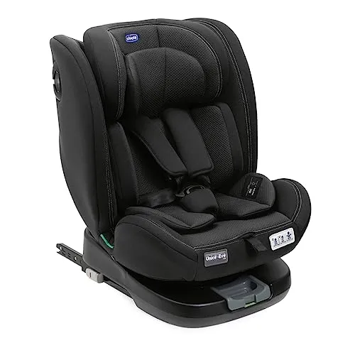 Chicco Unico Evo I-Size, 4-in-1 Kindersitz 0-36 Kg - Vielseitiger Kindersitz für Kinder von 40 bis 150 cm, 360° drehbar und neigbar, wächst mit und bietet Sicherheit von der Geburt bis 12 Jahre.