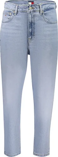 Tommy Jeans MOM JEAN UH TPR – Damen Jeans mit Logo-Stickereien - Moderne Damen-Mom-Jeans in knöchelfreier Länge, mit figurschmeichelndem Schnitt und hochwertigem Jeansstoff für Langlebigkeit und Vielseitigkeit.