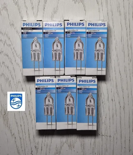 7x Philips Capsuleline 5W Halogen Lampe G4 33mm Stiftsockellampe 12V CL