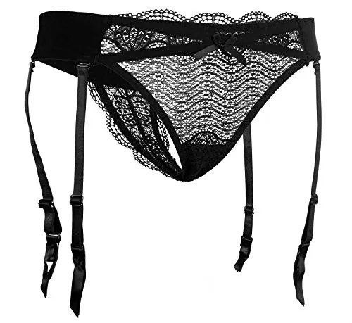 Fabio Farini verführerische Damen Strumpf-Halter Strapsgürtel Lingerie Lingerie in verschiedenen Designs und Farben Design 2 36-38