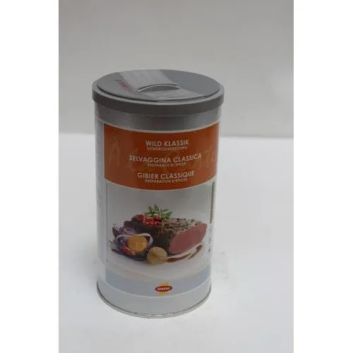 Wiberg Wild Klassik Gewürzzubereitung 480g Dose - Kräuter Gewürzzubereitung für Wildgerichte, verleiht deinem Essen ein unverwechselbares Aroma und sorgt für ein geschmackliches Erlebnis.