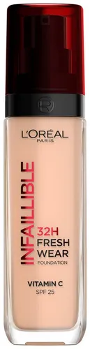 L’Oréal Paris Infaillible 32H Fresh Wear langlebiges Flüssig Make-up Farbton 125 WARM DORE 30 ml