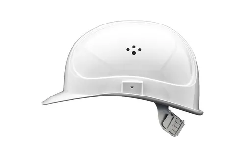 GUARD 5 Schutzhelm Arbeitshelm - BAU-Helm mit 6-Punkt-Gurtband - (Art.22-80BR), Größeneinstellung von 51 - 64 cm