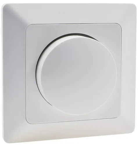 MILOS Drehdimmer-Schalter 22781, UP, 3...60 W, 250 V, für LED-Lampen, weiß