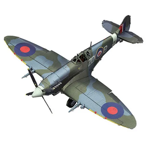 Invento Puzzle Metal Earth, Supermarine Spitfire - 3D Metall Puzzle, Puzzleteile