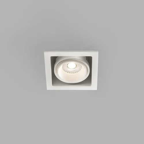 LIGHT-POINT Ghost 1 Einbaustrahler, dimmbar, Weiß, Aluminium - 5.8 cm - Eleganter Einbaustrahler aus robustem Aluminium, dimmbar mit wählbarer Farbtemperatur (2700/3000K). Ideal für stilvolle Beleuchtung in Küche, Wohnzimmer und Fluren.