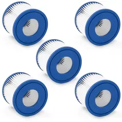 MidGard Pool-Filterkartusche Ersatz Filter VI PATRON ersetzt die Originalkartusche 58323 f. Bestway, Zubehör für Bestway 58323, Lay-Z-Spa, Miami, Vegas, Monaco, Paris, Hawaii, Palm Springs, und vielen anderen Pools und Whirlpools, Pool 6 Filter für Miami Monaco Lay-Z-Spa Vegas Palm Springs Flowclear