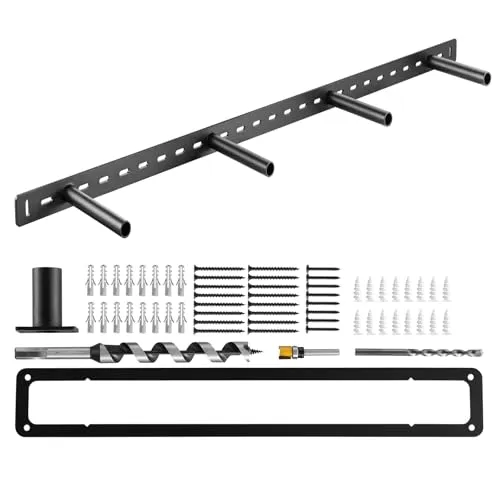 VEVOR Schwerlast Regalhalter 1092,2mm - Winkel & Holzverbinder, ideal für stabile Regalinstallationen mit einer maximalen Gewichtskapazität von 230 lbs / 104 kg pro Stück.