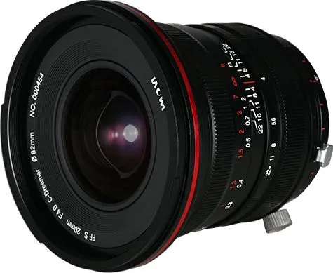 Laowa 20mm f/4 Zero-D Shift für Fuji GFX - Objektiv mit extrem geringer Verzerrung, ideal für Architektur- und Landschaftsfotografie auf Fuji GFX Kameras.