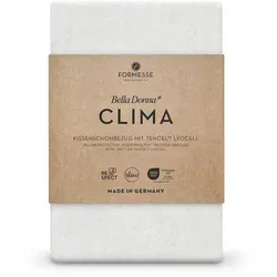Formesse Bella Donna Clima Kissenschonbezug 40x80 cm - weiß - Schützen Sie Ihr Kissen mit dem Bella Donna Clima Kissenschonbezug. Er sorgt für ein ausgeglichenes Schlafklima und ist aus 100% TENCELTM Lyocell gefertigt. Ideal für ein angenehmes Schlafgefühl und hohe Langlebigkeit.