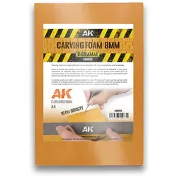 AK Carving Foam 8MM A4 Size (305 x 228 MM)