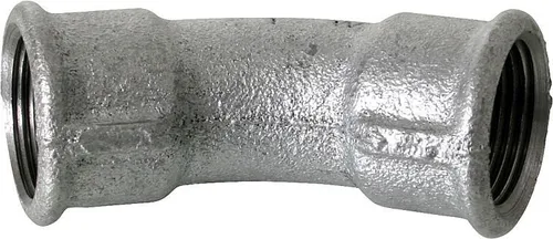 Atusa Tempergussfitting verz. Nr.41 l. Bg. I/I 45° Ø3/4"