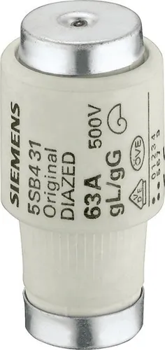 Diazed Sicherungseinsatz gG DIII 35A 500V Siemens Typ 5SB4111