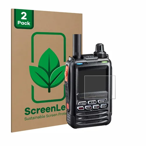 2x ScreenLeaf Displayschutzfolie für Yaesu FT-5DE/DR nachhaltig verpackt