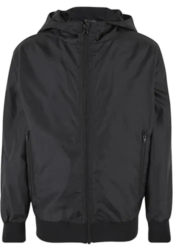 Urban Classics Jungen Jacke Boys Windbreaker - Jacke für Jungen, ideal für winterliche Aktivitäten, schützt zuverlässig vor Wind und Kälte und bietet hohen Tragekomfort durch leichtes Material.