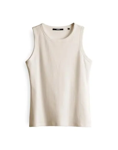 someday Damen Top KLEANNE | Geripptes Slim Top aus BCI Cotton - Tanktops & Träger-Tops für Damen | Vielseitiges, figurbetontes Top aus elastischem BCI Cotton Mix für angenehmen Tragekomfort und lässigen Stil.