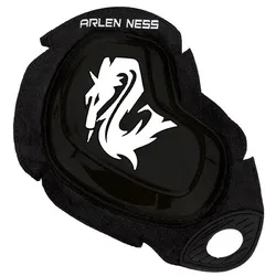 Arlen Ness E.T.O. D Knieschleifer, schwarz für Männer - Hosenträger für Motorradfahrer, aus Hartkunststoff mit Fingerschlaufe für einfachen Sitz und Entfernung, ideal für besten Grip auf der Straße.