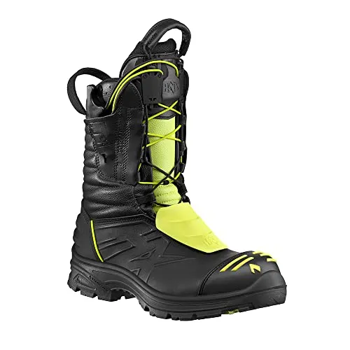 HAIX Fire Eagle 2.0 - Der schnellste Feuerwehrstiefel der Welt - Herren Militär- & Einsatzstiefel, wasserdicht durch GORE-TEX CROSSTECH und mit robustem Leder-Obermaterial für optimalen Schutz und Komfort.