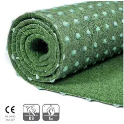 Mazovia Kunstrasen mit Noppen, 400 x 350 cm, UV-beständig - Hochwertiger Kunstrasen für den Außenbereich, ideal für Balkone und Camping. Pflegeleicht und witterungsbeständig für eine langlebige Nutzung.