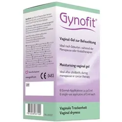 Gynofit Vaginal Gel zur Befeuchtung - Arzneimittel zur Befeuchtung, ideal zur Linderung von vaginalen Trockenheitsbeschwerden und zur Verbesserung des Wohlbefindens.