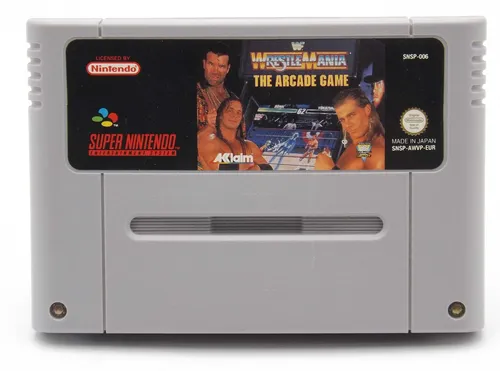 WWF Wrestlemania. The Arcade Game (Super Nintendo) SNES Spiel o. OVP - GUT