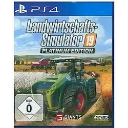 Landwirtschafts-Simulator 19 Platinum Edition für PS4 - Simulation Game mit über 300 detailgetreuen Landmaschinen, neuen Tierarten wie Pferden und umfangreicher Online-Gameplay-Option für bis zu 16 Spieler.
