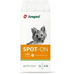 3x2 ml Amigard Spot-on kleine Hunde