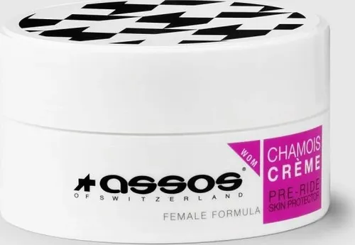 Assos Chamois Crème 200ml Damen Pflegecreme - Die Assos Chamois Crème 200ml für Damen bietet optimalen Schutz und Pflege für die Haut während des Radfahrens. Sie reduziert Reibung und sorgt für ein angenehmes Hautgefühl bei jeder Fahrt.