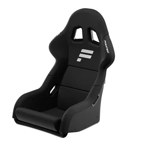 FANATEC ClubSport GT Sim Racing Cockpit-Sitz - Rennsimulations-Stühle für PC mit faserverstärkter Schale für optimale Steifheit und atmungsaktivem Stoff für höchsten Komfort, ideal für Langstreckenrennen.