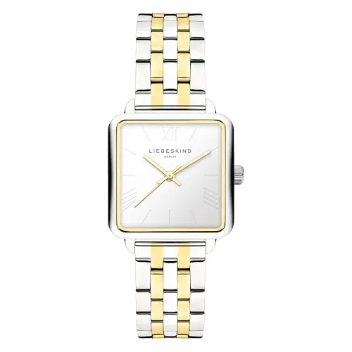 Liebeskind Berlin Armbanduhr LT-0445-MQ Bicolor - Elegante Quarz-Damenuhr von LIEBESKIND BERLIN mit bicolor Edelstahlgehäuse und kratzunempfindlichem Mineralglas. Ideal für jeden Anlass und in einer stilvollen Geschenkbox verpackt.