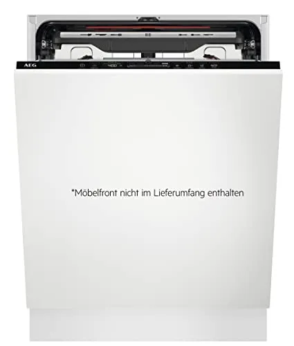 AEG Vollintegrierter Geschirrspüler 60cm Serie 7000 - Geschirrspüler mit Glasschutz und leiser 41dB, bietet eine flexible MaxiFlex Besteckschublade für sperrige Küchenhelfer und personalisierte Zeit-Steuerung für effizientes Spülen.