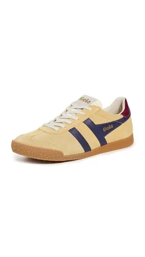 Gola Damen ELAN Sneaker in Blütenpflaume-Kirschrot - 41 EU - Stylische Sneaker für Damen, ideal für Berufskleidung, mit bequemer Gummisohle und Obermaterial aus Wildleder für optimalen Tragekomfort.