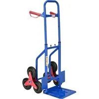 Juskys Treppensackkarre klappbar - Treppensteiger mit Stahlrahmen, bis 100 kg belastbar und ideal für Umzüge und schwere Lasten