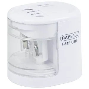 RAPESCO elektrischer Anspitzer PS12 weiß
