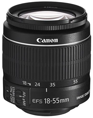 Canon EF-S 18-55mm F3.5-5.6 IS II - vielseitiges Zoomobjektiv für beeindruckende Bilder, ideal für Einsteiger und Hobbyfotografen