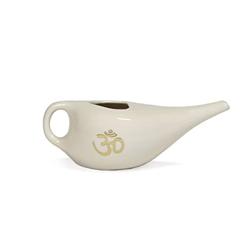 Bodhi NETI POT Nasenspülkännchen - Keramik Neti Kännchen für effektive Nasenspülung - Ayurvedatherapie: Handgefertigtes Keramik Kännchen zur Nasenspülung, befreit von Staub und Pollen, ideal bei Erkältungen und Nasenverstopfung.
